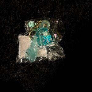 Teal Dinosaur Keychain